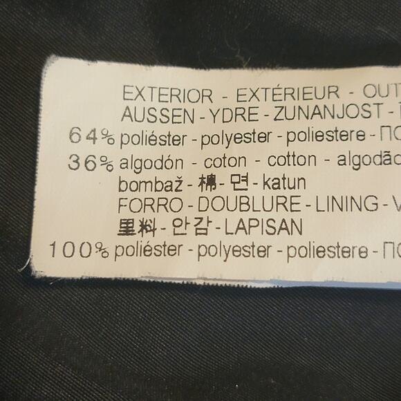 ZARA Basic Outerwear Black Hooded Zip Up Front Puffer Coat Jacket Size L - Picture 15 of 16